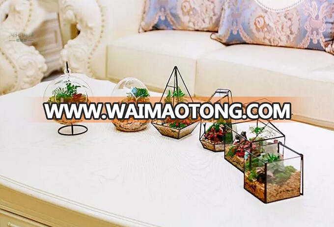 Hot Selling Geometric Glass Terrarium for Wedding Table Centerpieces