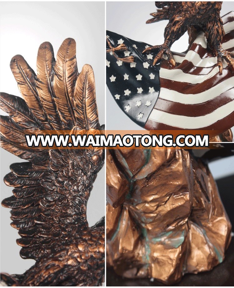 American resin eagle figurine animal eagle statue