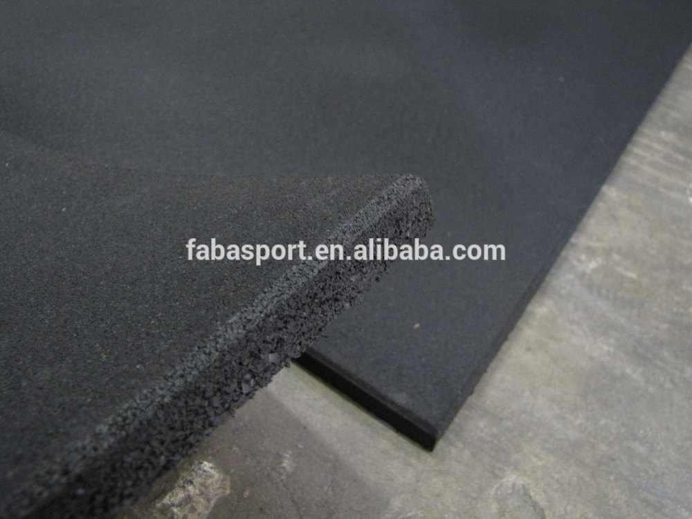 Gym Rubber flooring tile 1m*1m