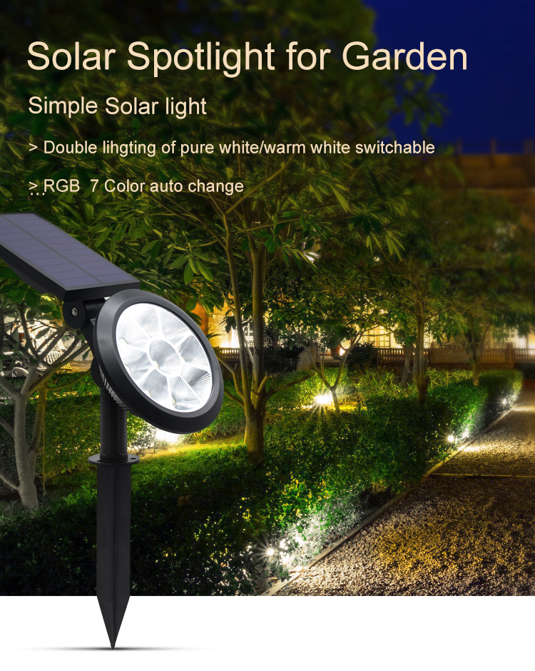 Courtyard wall light double color led panel light 9LED garden lighting