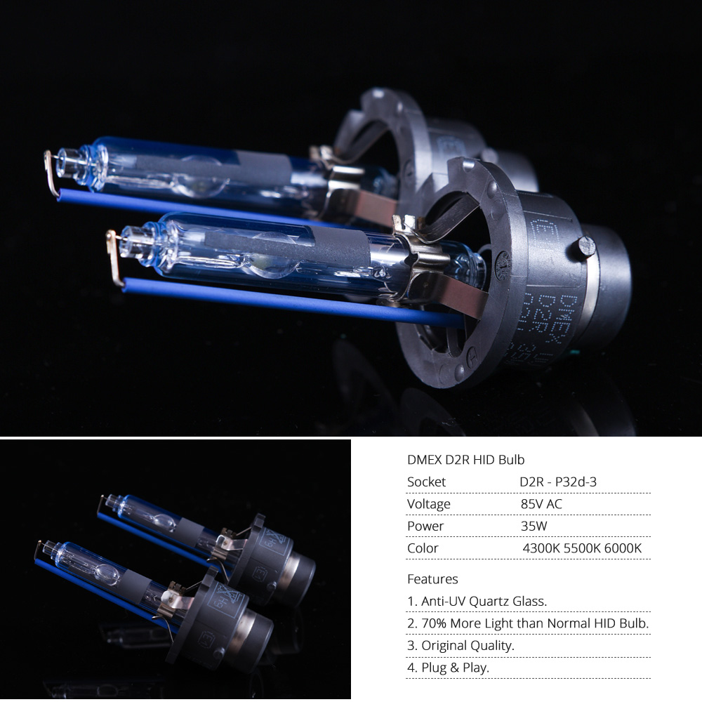 DMEX High Quality D2S Xenon Lamp Bulb D2S 35W HID Bulb