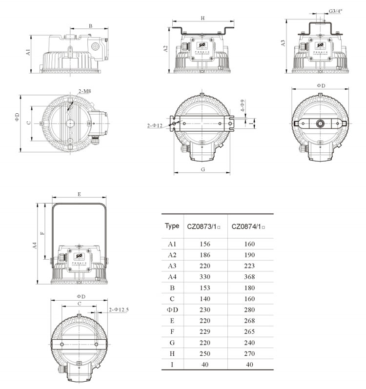 New design ATEX IECEX certificated Explosion proof LED 30W 45W 60W led light