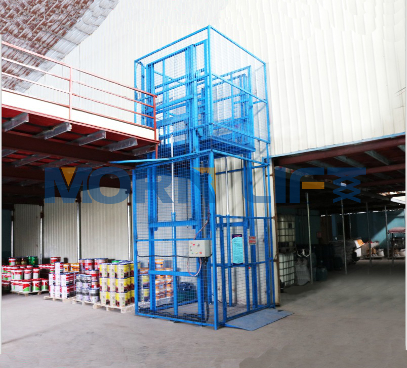 Morn Brand 4m height hydraulic vertical small home elevator