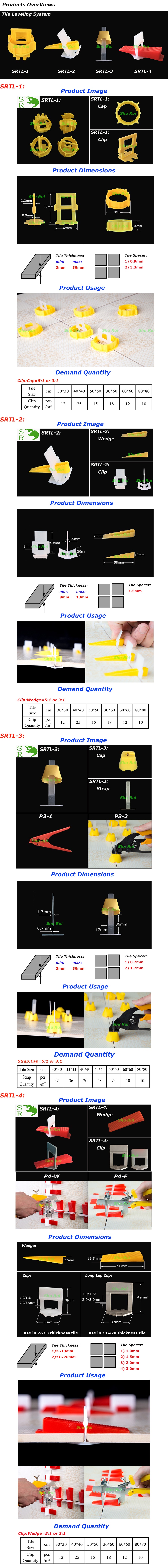 professional tile flat tile leveling wall floor spacers