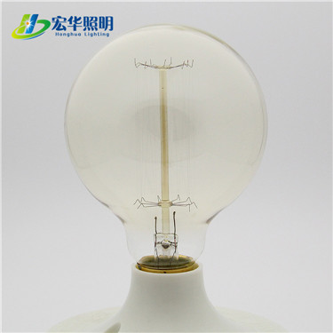 G95 Clear yellow light globe Edison style vintage bulb for home decoration