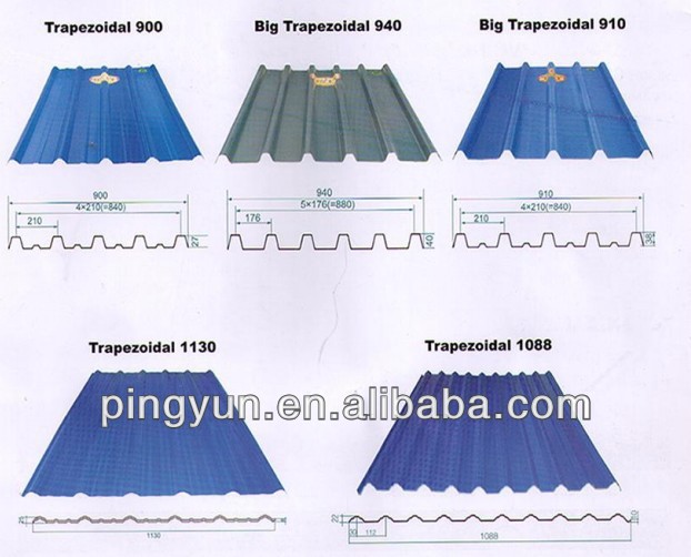 Made in china popular clear corrugated plastic roofing sheets plastic