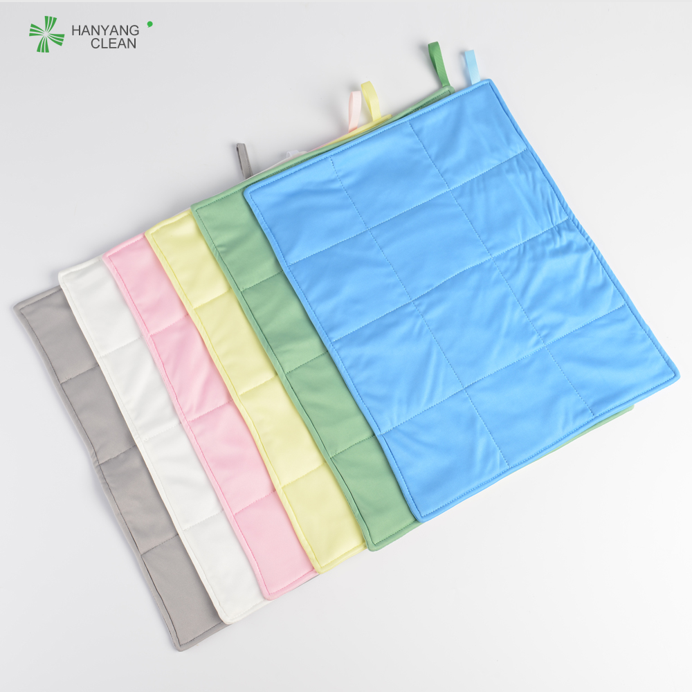 Cleanroom colors 3layers microfiber cleaning cloth