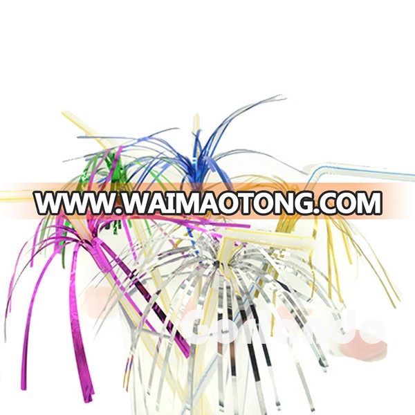 Wholesale Long Fireworks Decorative Drinking Straw