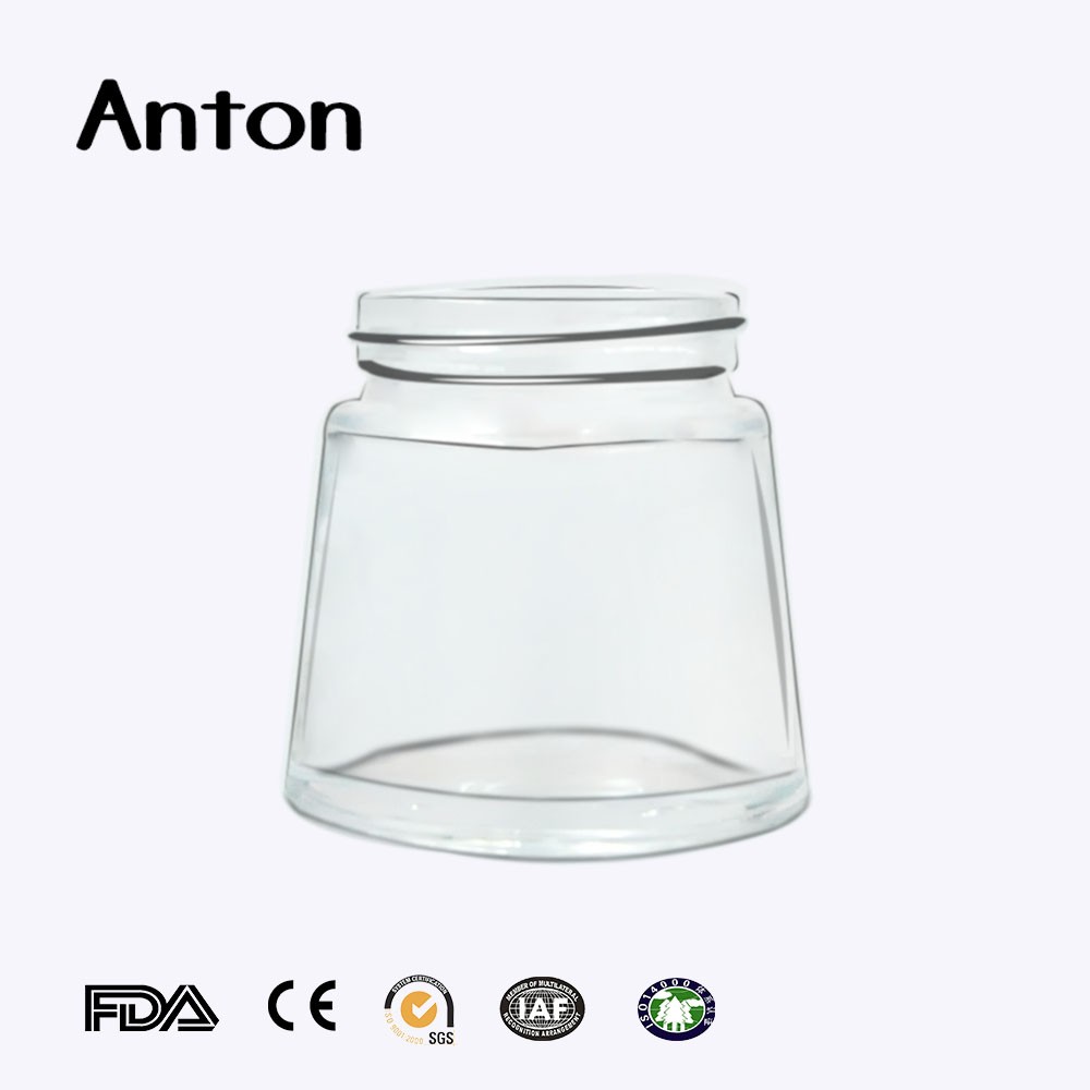 15ml Wholesale Cream jar amber glass cream jar high quality cream glass bottles