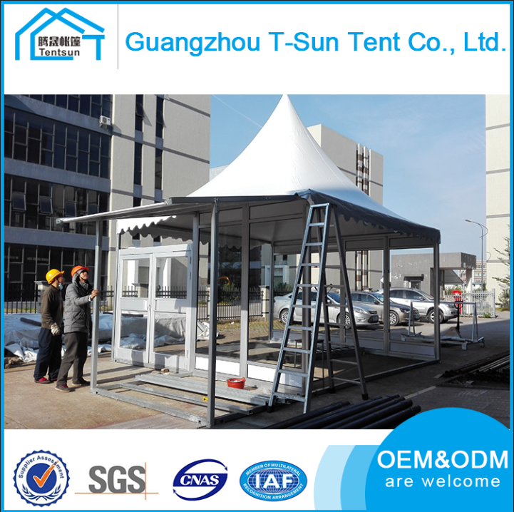 New design 6x6m white pvc aluminum garden gazebo tent for sale