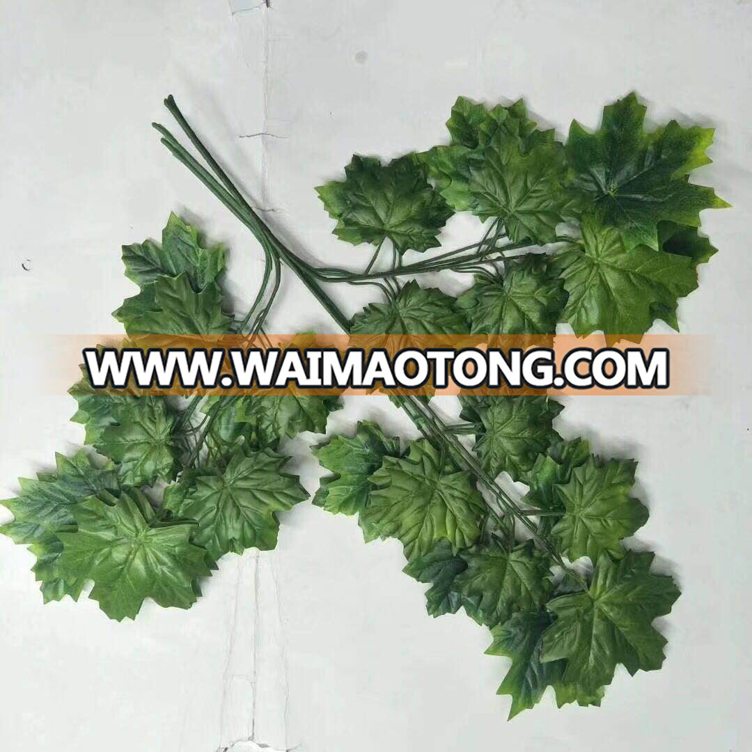 Artificial red maple tree leaves wholesale Brance