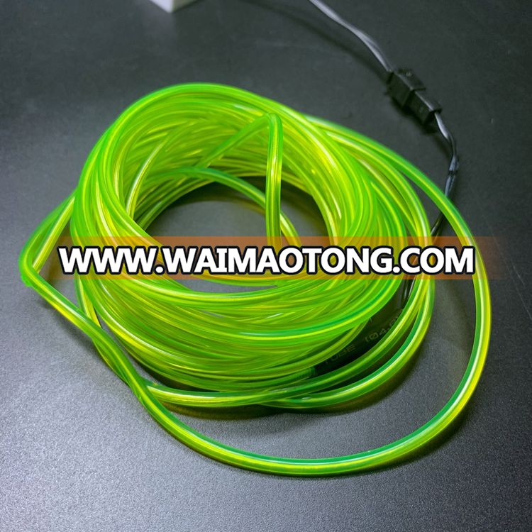 OEM supplier 2.3mm DIY glowing customized USB rechargeable inverter LED neon EL wire