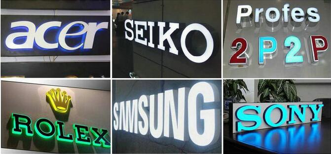 Banner letter advertising  Injection 5054 LED Module  With 140 degree 1.2W LED Module