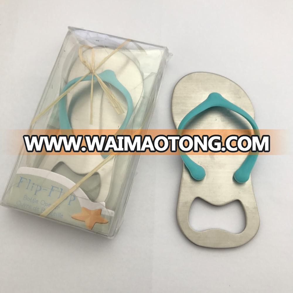 New Style slipper Zinc Alloy Bottle Opener for wedding present