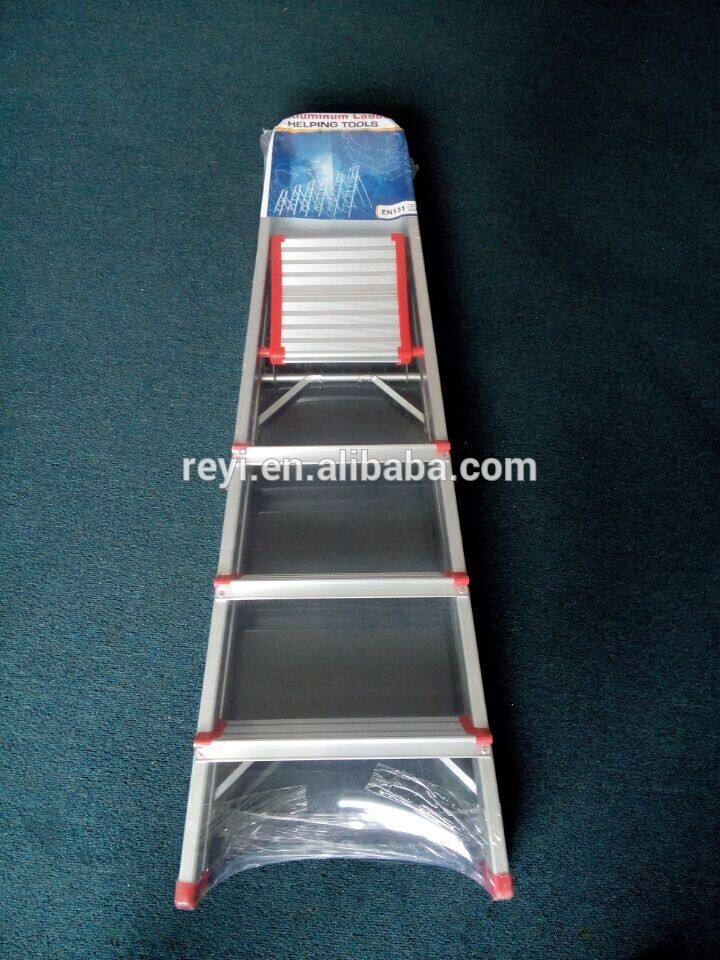 4 steps folding aluminum ladder