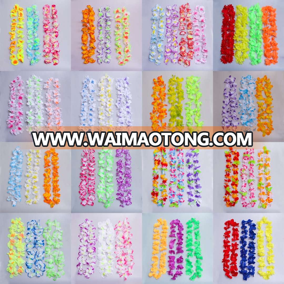 Wholesale Silk Hawaiian Necklace 50 Leis Party Decoration