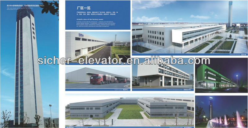 Sicher Scenic Elevator, Panorama Elevator, CE/ISO/CUTR Certification