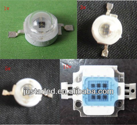 high lumen rgbw high power 50w led chip with Epistar 45mil chip