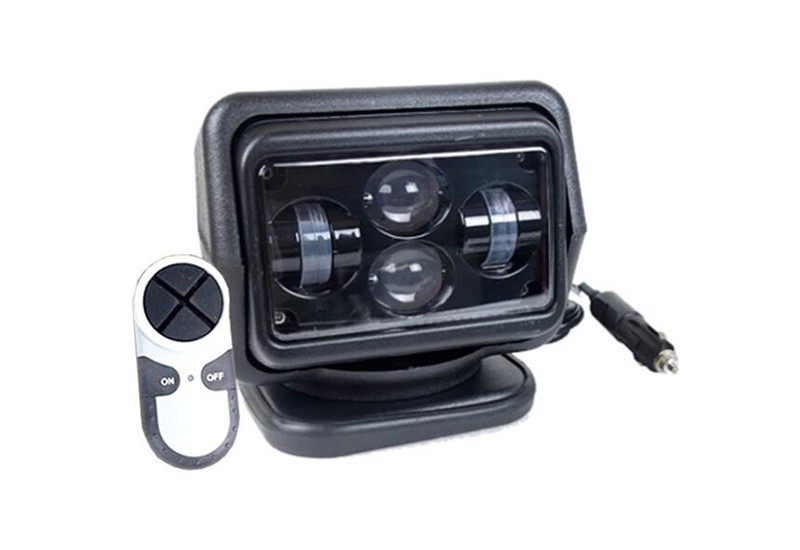 Car Dragon Edition LED Remote Searchlight 60W Marine Ceiling Spotlight Yacht Rotating Search Light Refit Spotlight