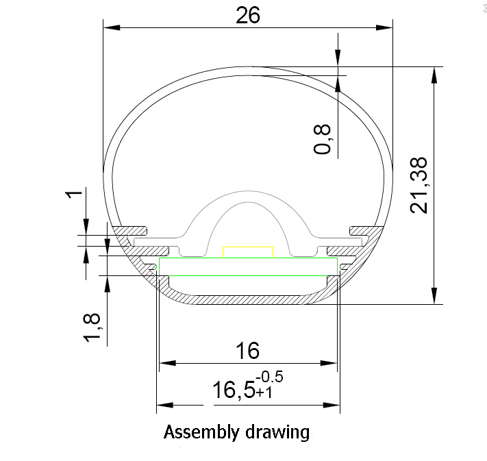 T8 pc plastic profile suppliers for led accessories in guangdong