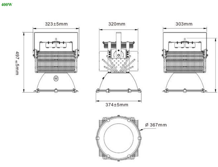 Manufacturer good heat dissipation 5years warranty CE ROHS Appoved led mining light