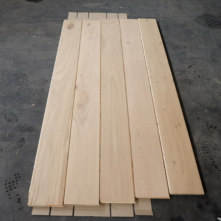 US trendy white color European oak engineered wood floor