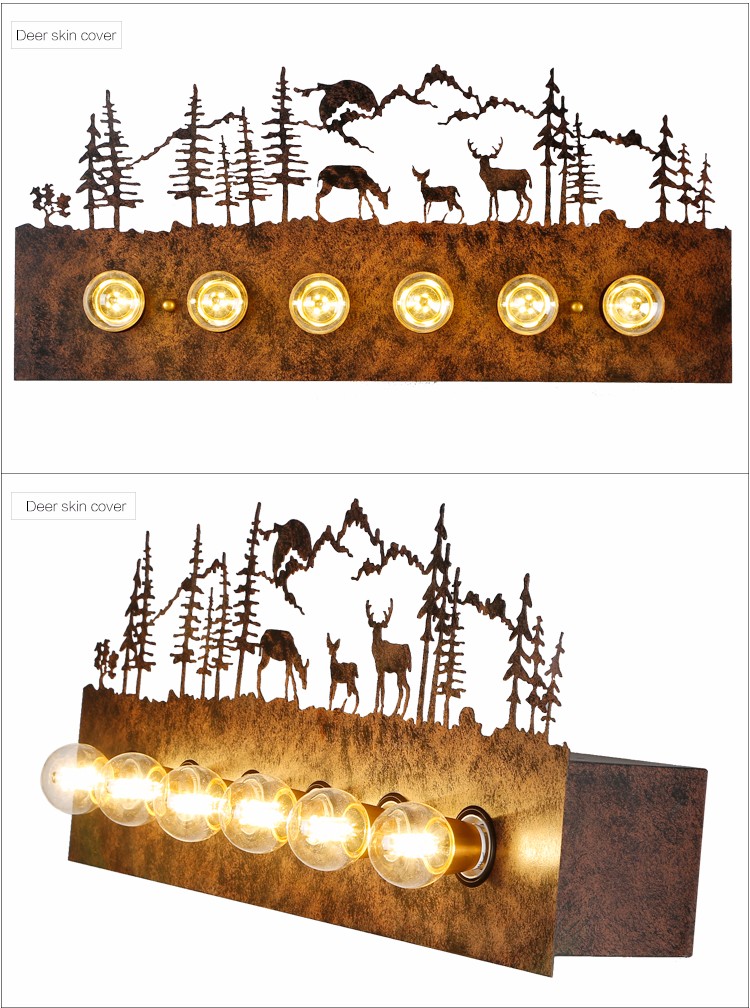 Bear Family 6 light Bathroom Vanity Mirror Light Bulbs