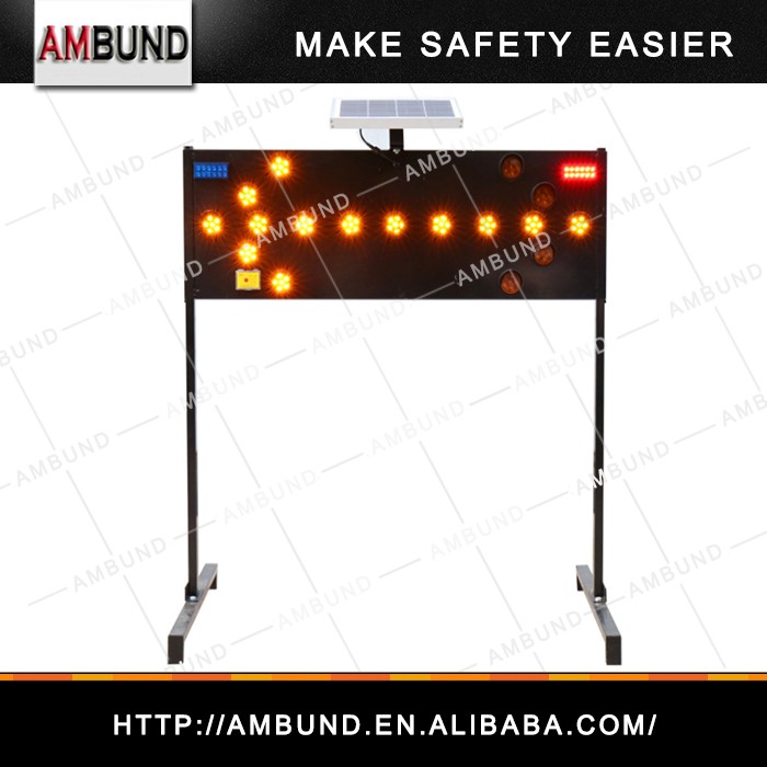 The Middle East Type Solar LED Warning Light Traffic Arrow Board Led Lamps