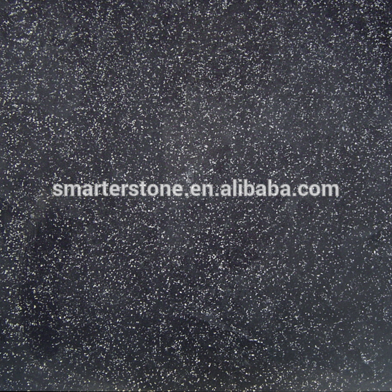 Polished black limestone wall/floor tiles own factory