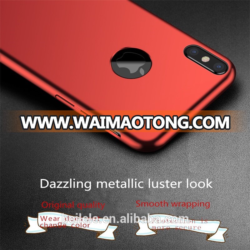 Hot selling Matte pc with ultra-fine mobile phone case for iphone X anti-drop all-round protective phone cover