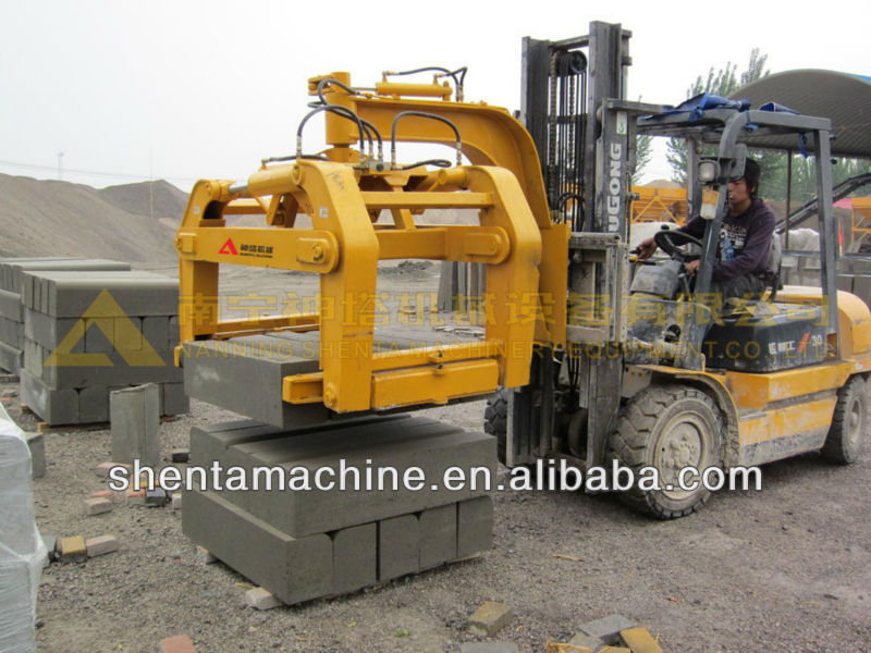 Manpower Saving Automatic Concrete Brick Grab Brick Loader