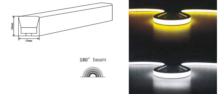 24V Digital Top View Led Neon Flex