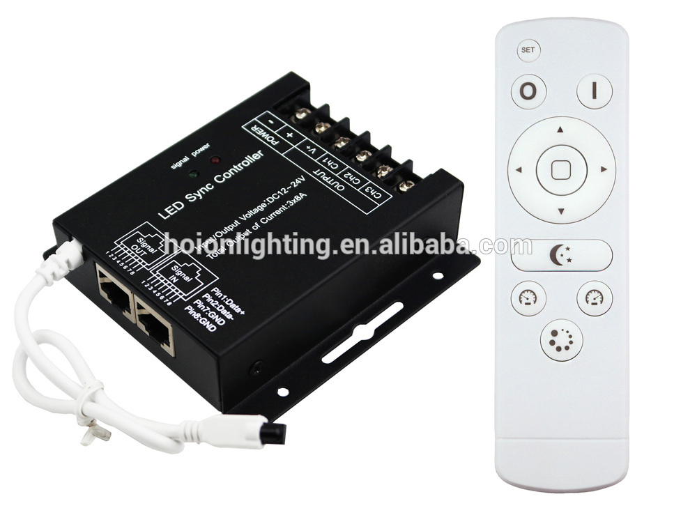 New product 2ch*8A IR color temperature led controller led dual white controller led dimmer controller ce rohs warranty