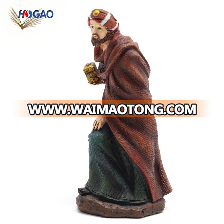 OEM nativity collection wholesale souvenirs handmade home decor Christmas religious collectible cheap human figurines for sale