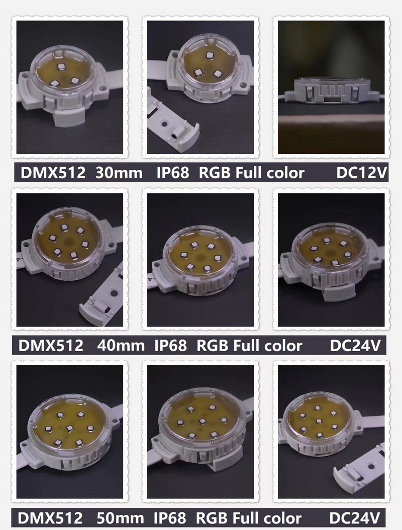 SMD3535 dmx RGBW led pixel for outdoor facade lighting