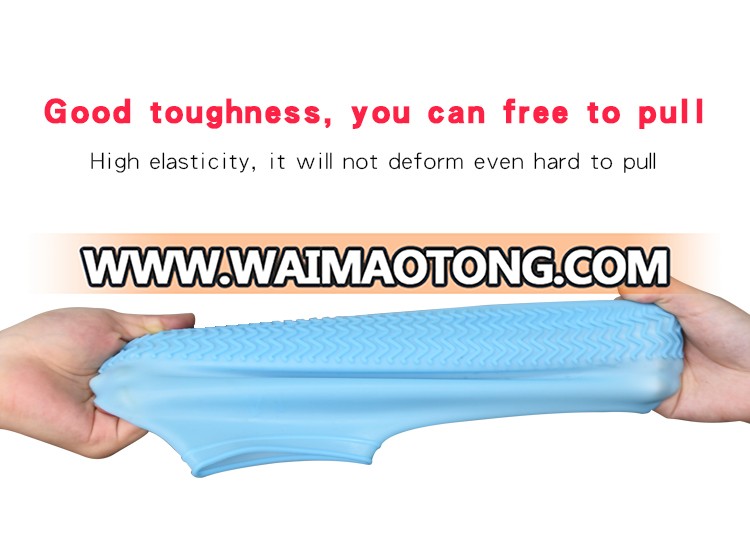 Waterproof silicone shoe cover for men and women