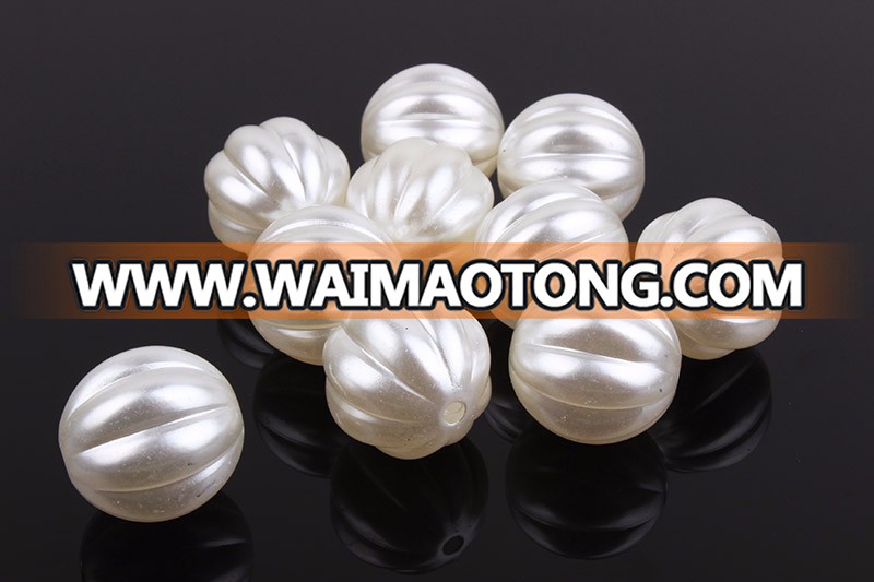 Factory wholesale loose plastic beads and large baroque pearls