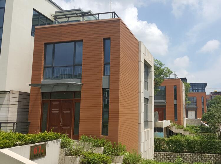 Waterproof Wooden WPC wall siding  Plastic Composite Wall Cladding Panel