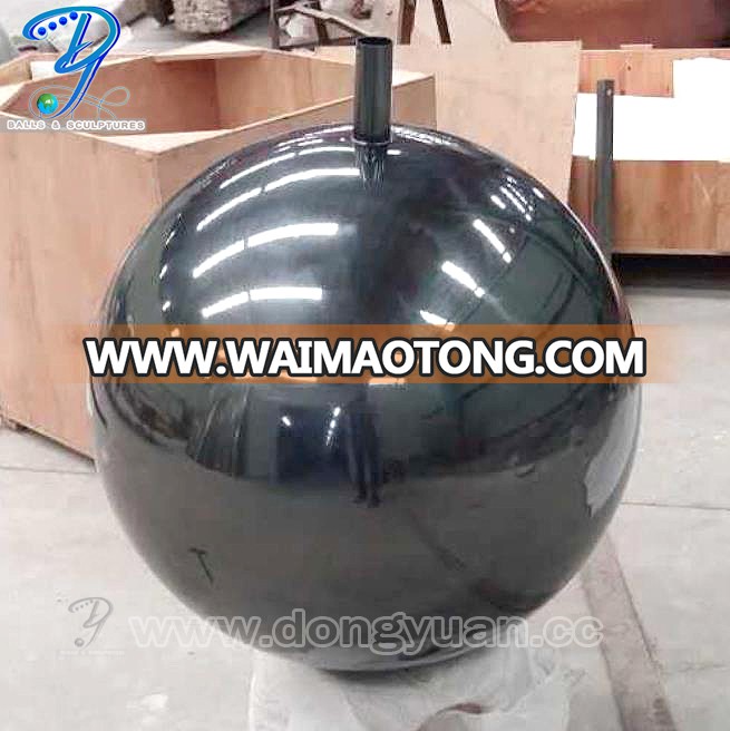 1000 mm Black Stainless Steel Gazing Spheres for Garden, Park Decoration