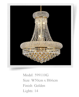 Traditional decoration rotary crystal chandeliers