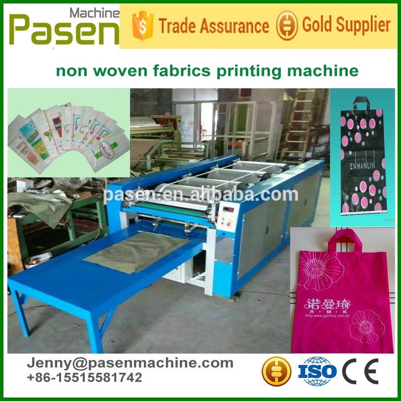 Manufactural plastic carry poly bag printing machine / printing machine for plastic bag