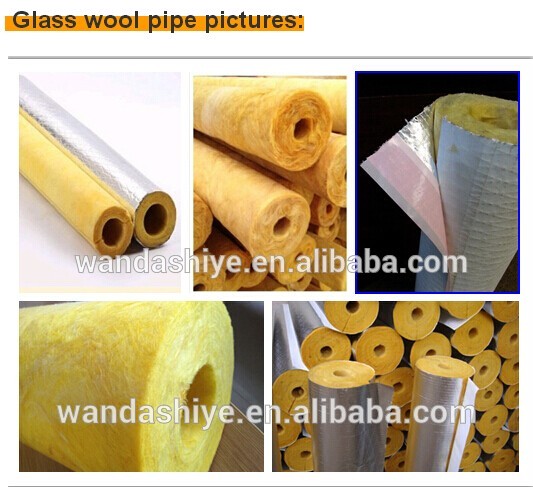 Best selling Glass wool pipe laminated alum foil cover