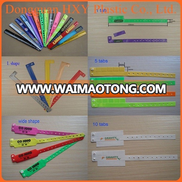 HXY Custom Event Professional Material Adult Size composite wristband, composite bracelet for activity