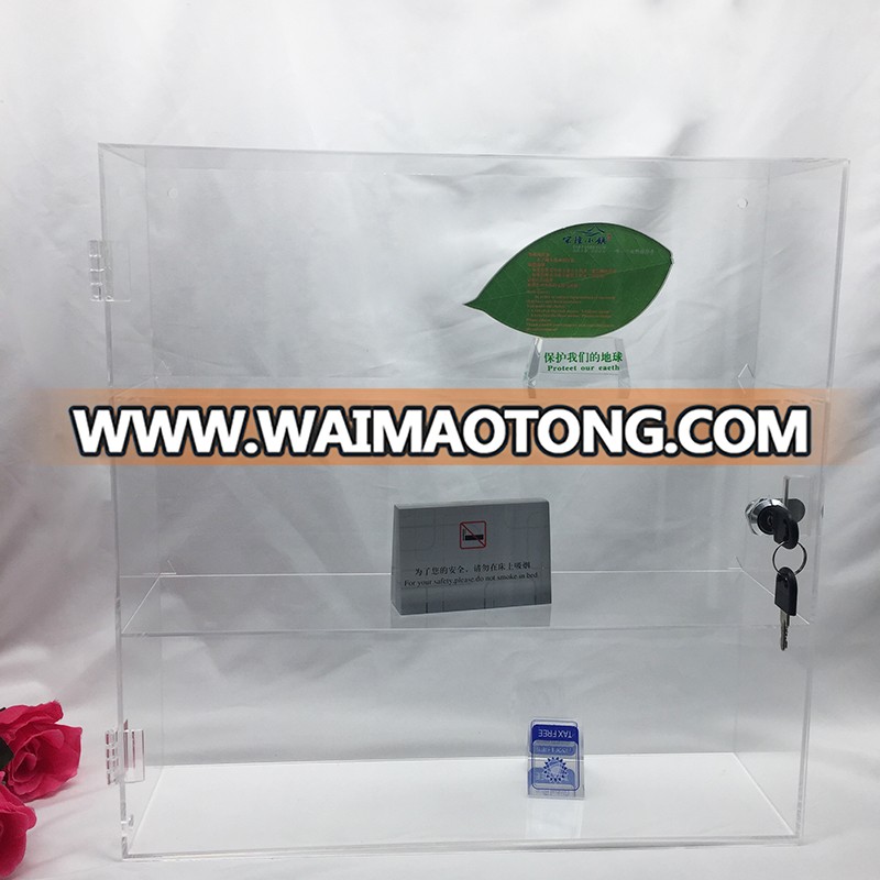 locking acrylic display case custom