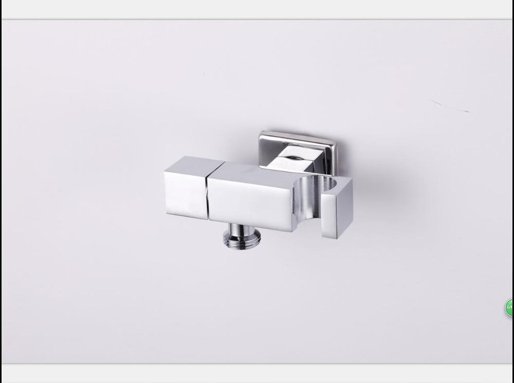 new model.Brass toilet adapter.Copper angle valve with holder.BSCI certificate approved