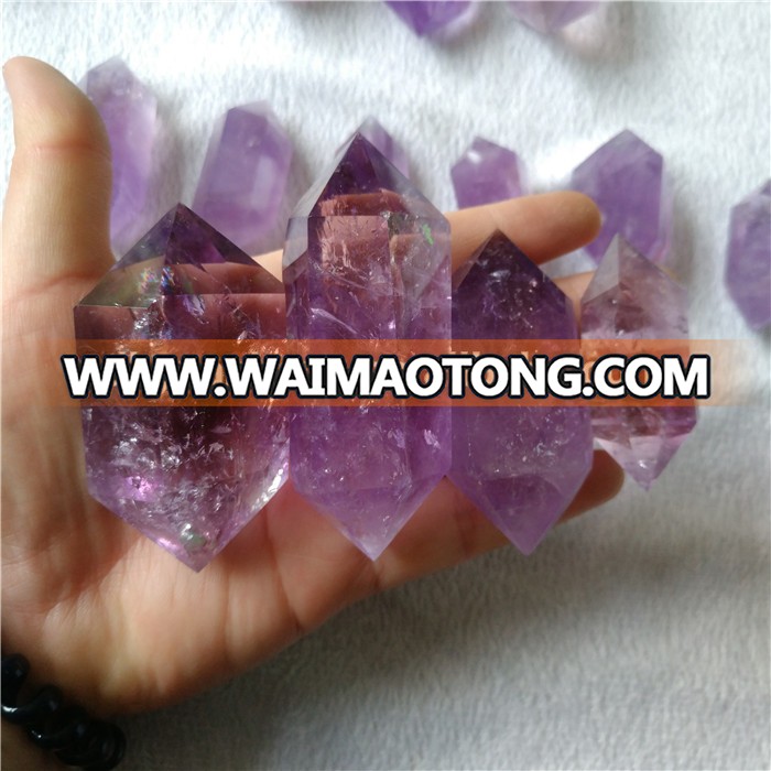 safe natural amethyst quartz crystal massage healing wands crystal sexy dildos penis