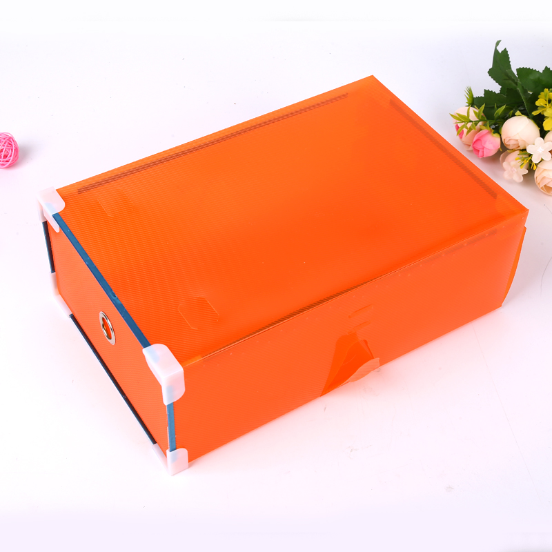 high quality fashional drawer plastic plain shoe box