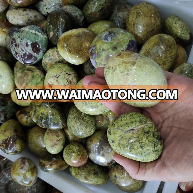 wholesale green oposhi stone palm stone