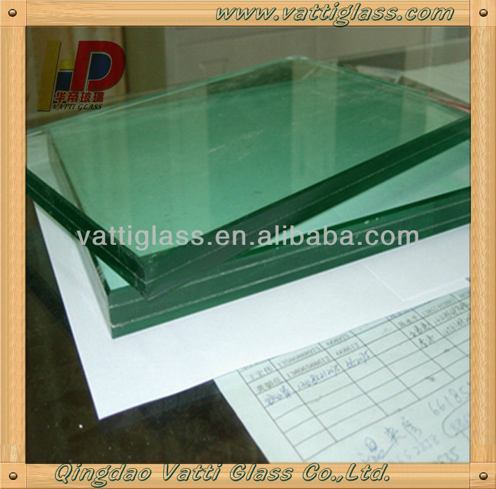 6.38 ----12.38 Three layer Laminated glass