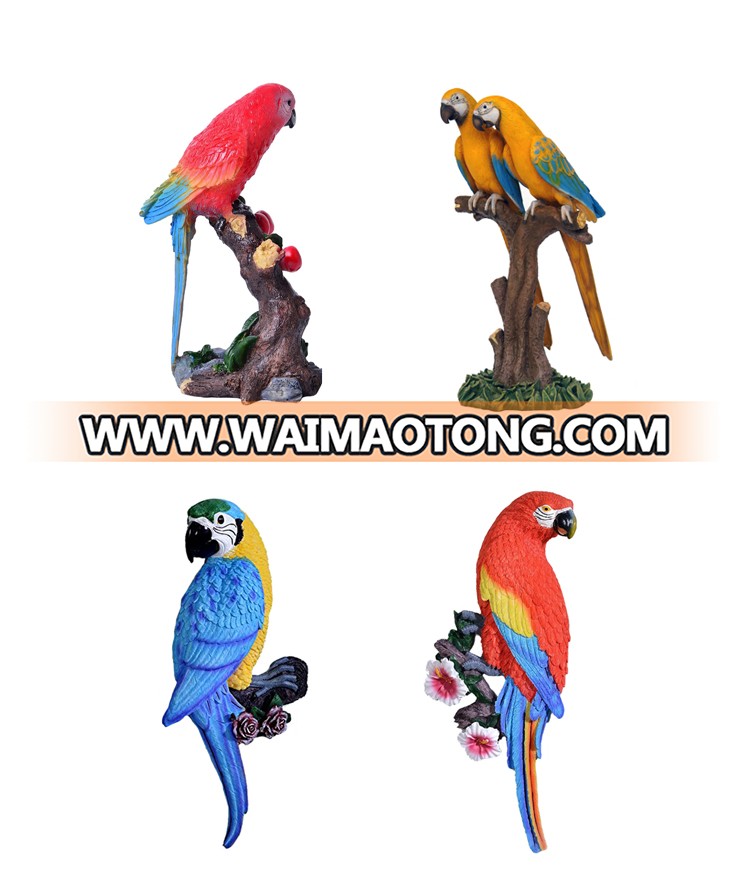 Wholesale Resin Bottle Condiments Storage Pepper Shaker Parrot Bird